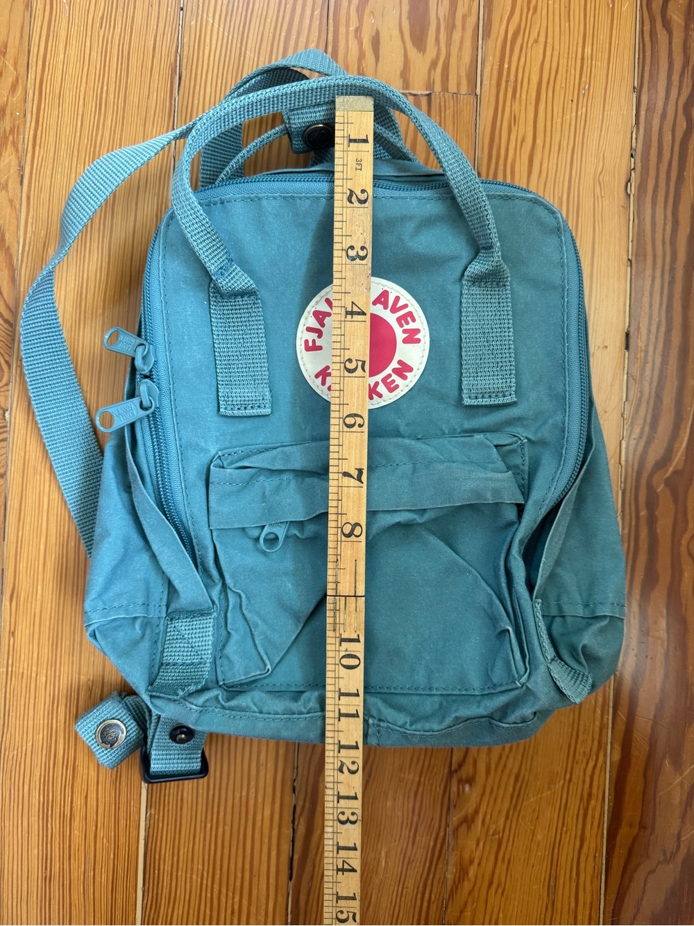 Fjallraven Kånken Mini Teal Backpack - Picture 4 of 5